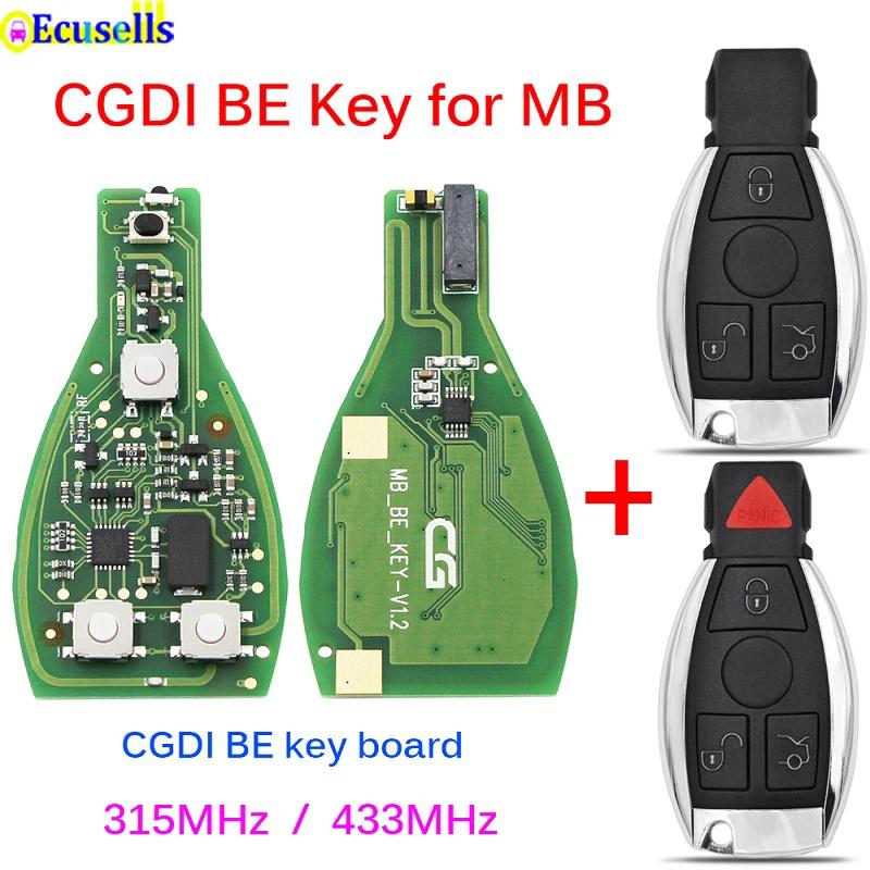 Original 315MHZ/433MHZ CGDI MB CG BE Key for Mercedes Benz WorkCGDI MB Programmer Support All FBS3 and Automatic Rec